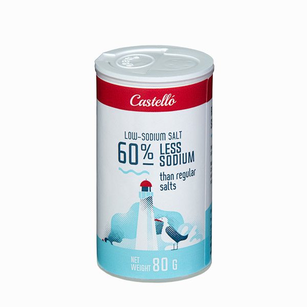 Sel allégé en sodium (–60 %)