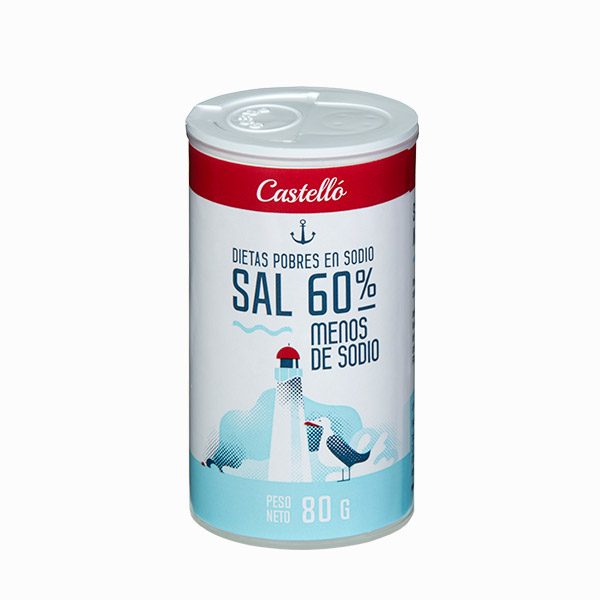 Sal 60% menos de sodio