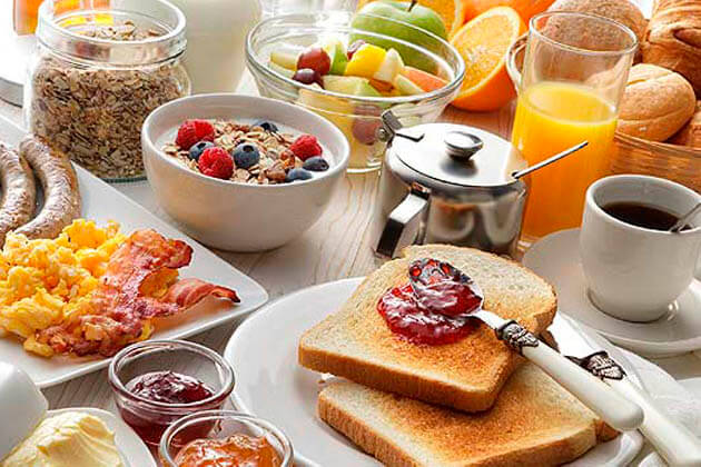 Desayuno sano y saludable