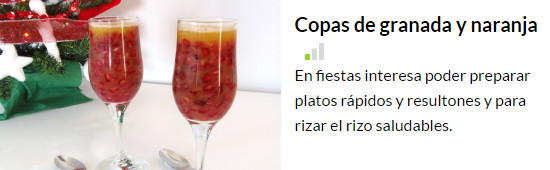 copa de granda y naranja