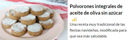 polvorones integrales