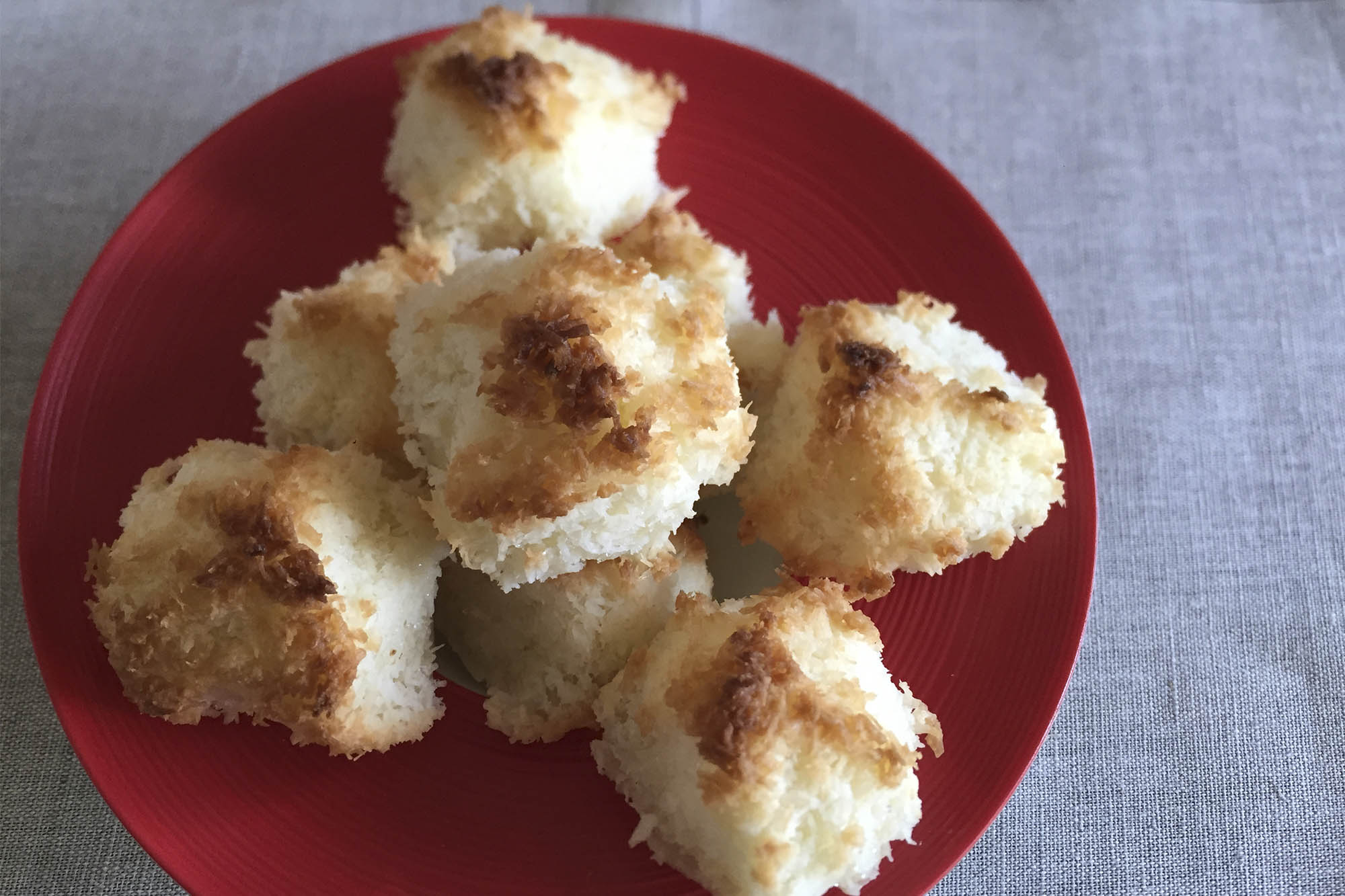 Avispón problema cortina Receta coquitos de coco sin azúcar