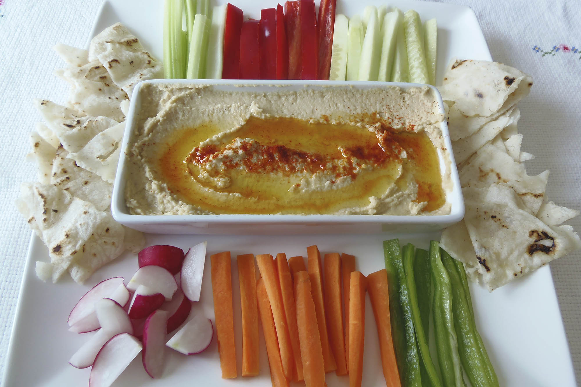 Receta hummus - Como hacer humus de garbanzos