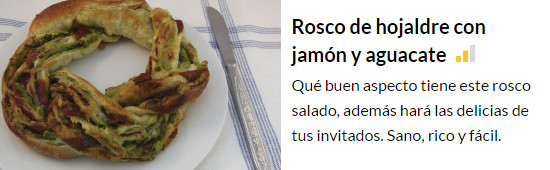 rosco hojaldre jamon